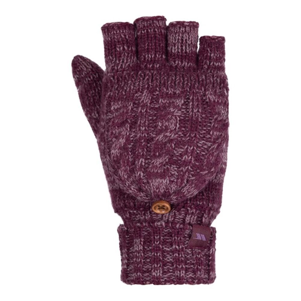 Trespass Womens/Ladies Kollie Knitted Gloves / Rose